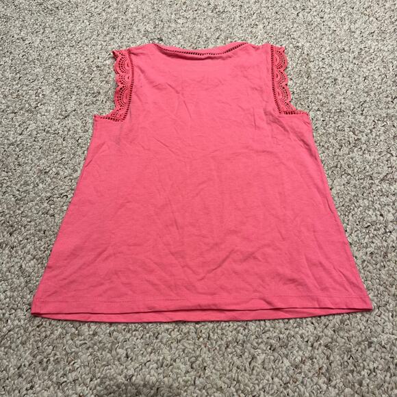 Lilly Pulitzer Agee Lace Tank Top Sz XS Pink Preppy Casual Resortwear Coastal - Picture 3 of 4